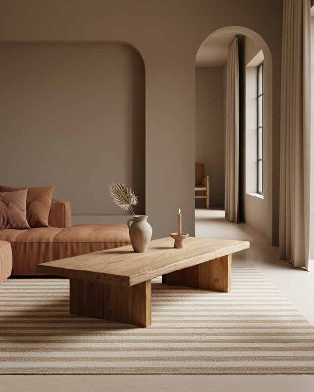 Raw Materials Amsterdam Salontafel | Teakhout | H30 x B140 x D60 cm