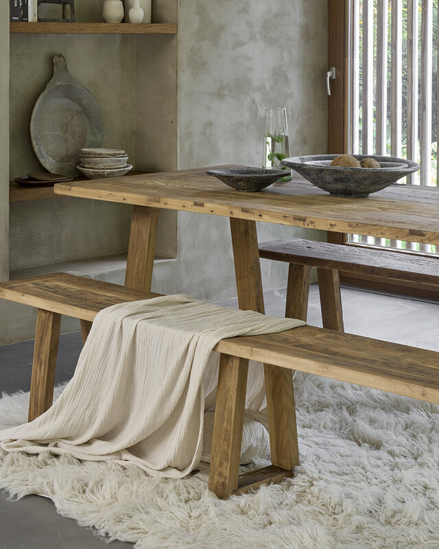 Raw Materials Amsterdam Farmwood Eettafel | H76 x B200 x D90 cm