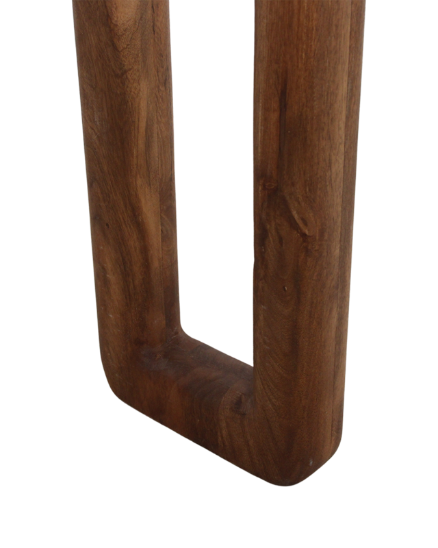 Raw Materials Amsterdam Bullnose Wandtafel | Bruin | H80 x B140 x D38 cm