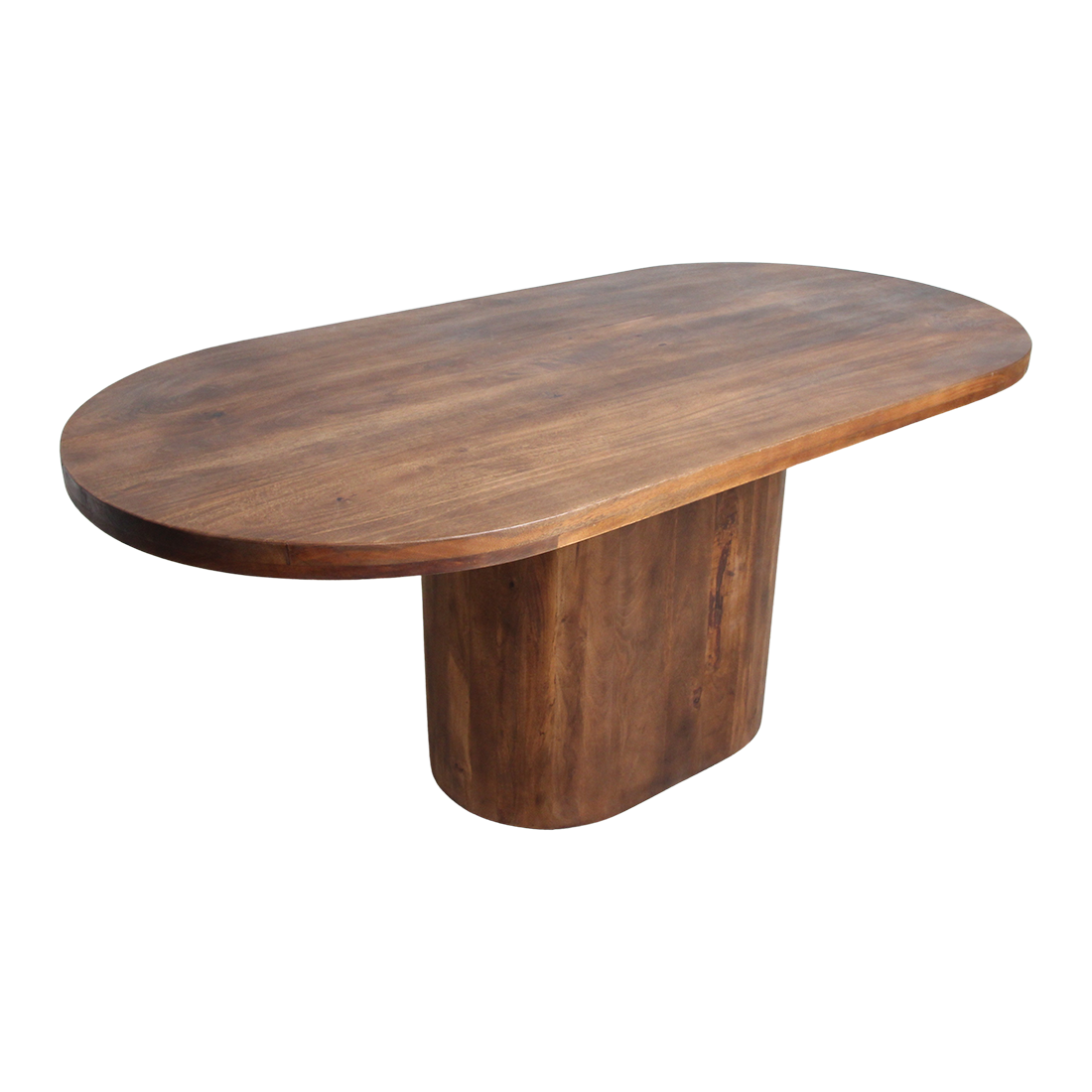 Raw Materials Amsterdam Bullnose Oblong Eettafel | Mangohout | H76 x B180 x D110 cm