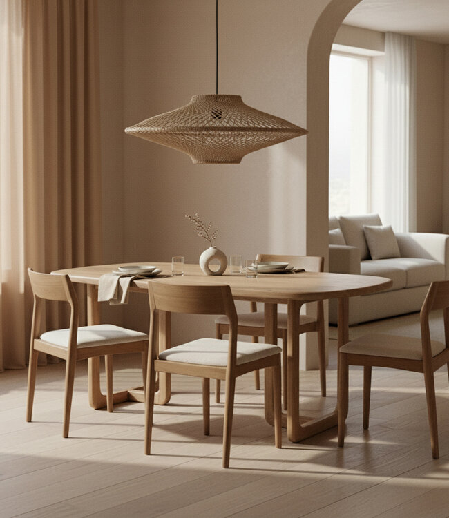 Raw Materials Amsterdam Corda Lamp | Touw | Naturel | Large | H37 x D80 cm