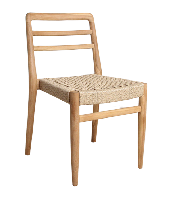 Raw Materials Amsterdam Verano Stoel | Set Van 2 | Naturel | H81 x B61 x D54 cm