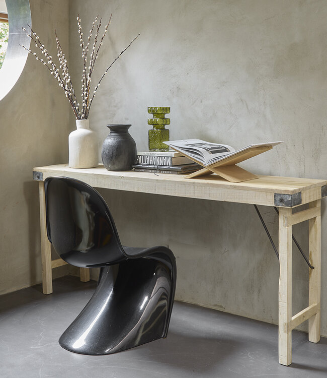 Raw Materials Amsterdam Limewash Opklapbare Wandtafel | H76 x B170 x D40 cm