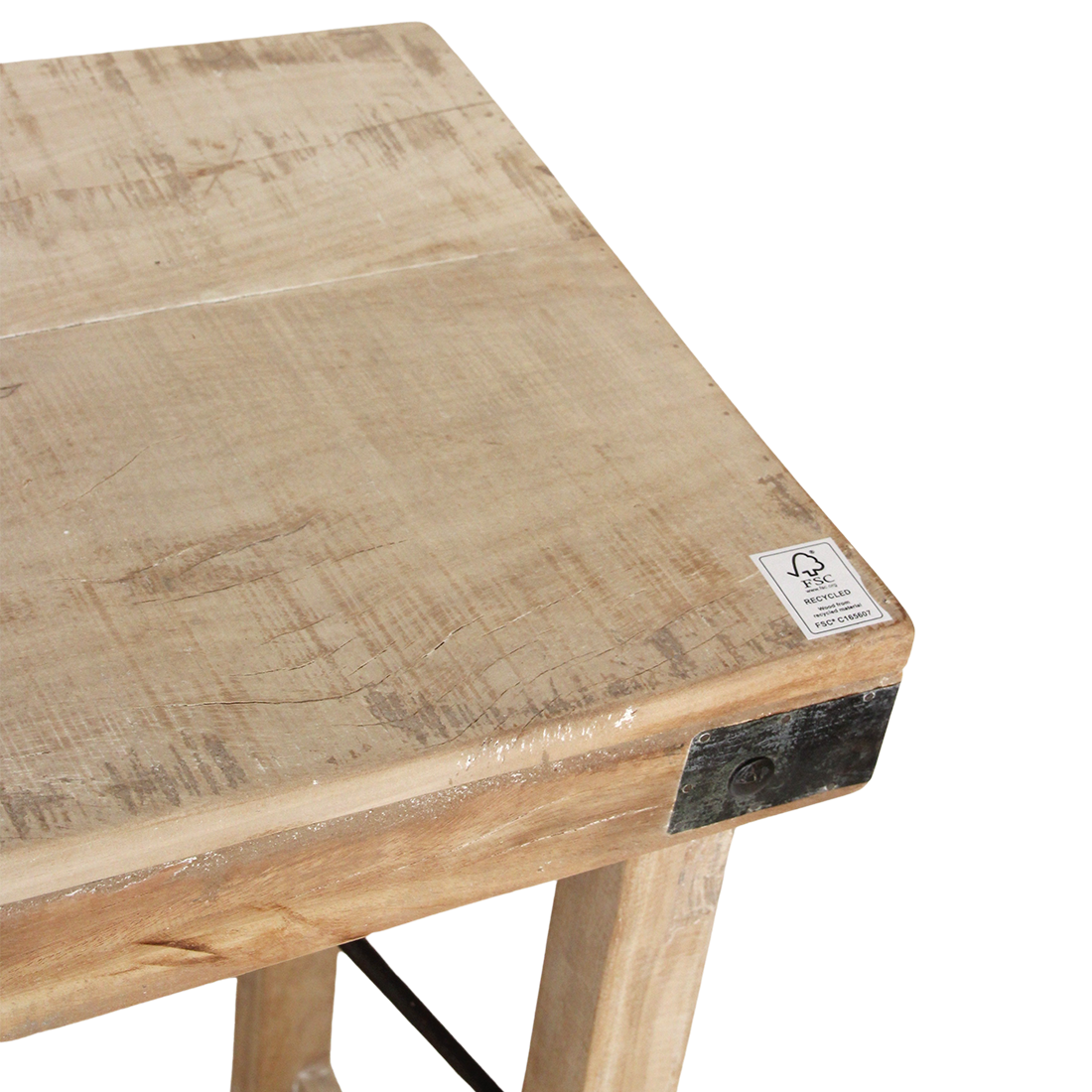 Raw Materials Amsterdam Limewash Opklapbare Wandtafel | H76 x B170 x D40 cm