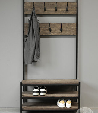Be-Uniq Hal Meubel Met Kapstok | Rens | H190 x B90 x D37 cm