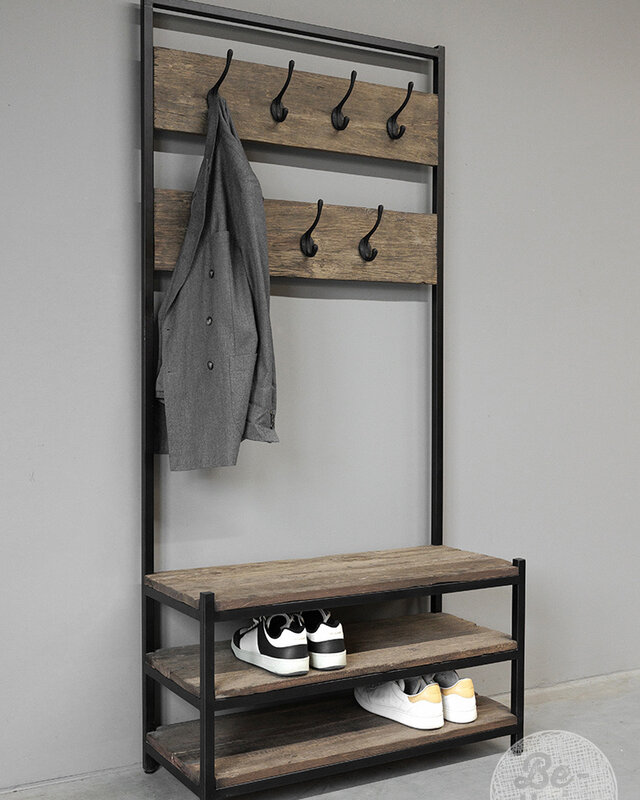 Be-Uniq Hal Meubel Met Kapstok | Rens | H190 x B90 x D37 cm