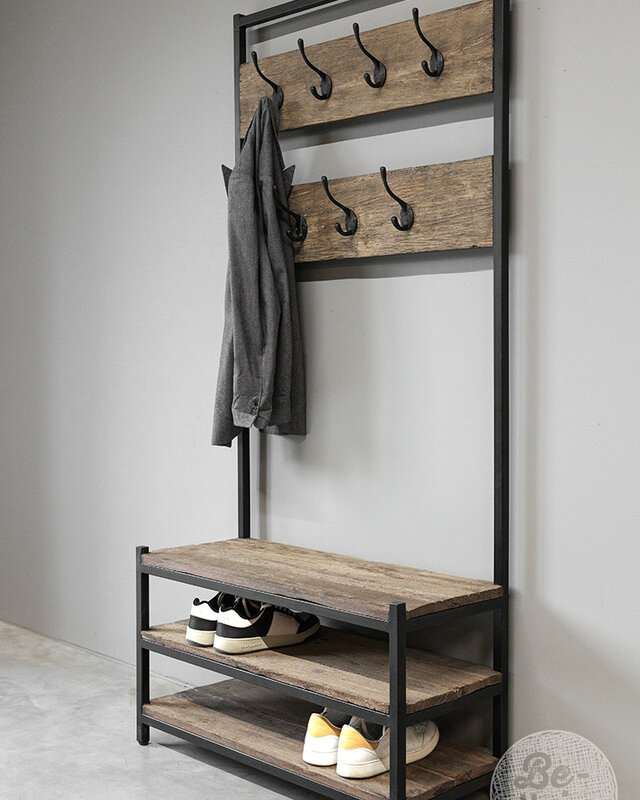 Be-Uniq Hal Meubel Met Kapstok | Rens | H190 x B90 x D37 cm