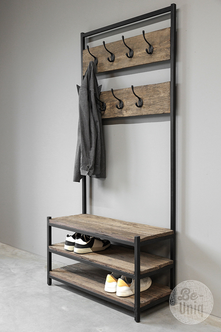 Be-Uniq Hal Meubel Met Kapstok | Rens | H190 x B90 x D37 cm