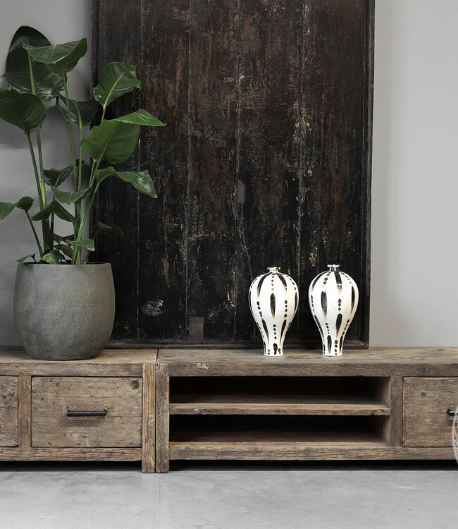 Be-Uniq Tv Meubel | 1 Lade - 2 Vakken | 004 | H34 x B120 x D40 cm