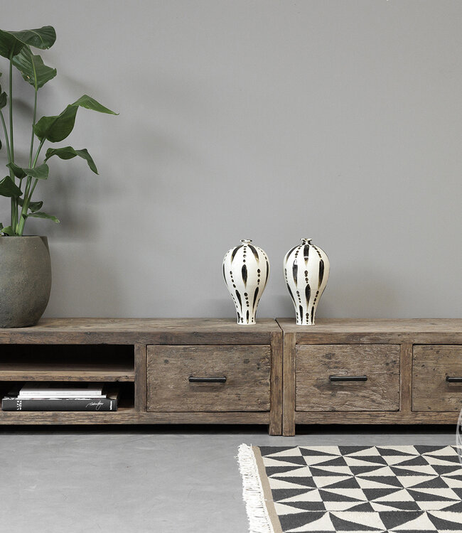 Be-Uniq Tv Meubel | 2 Lades | 005 | H24 x B80 x D40 cm