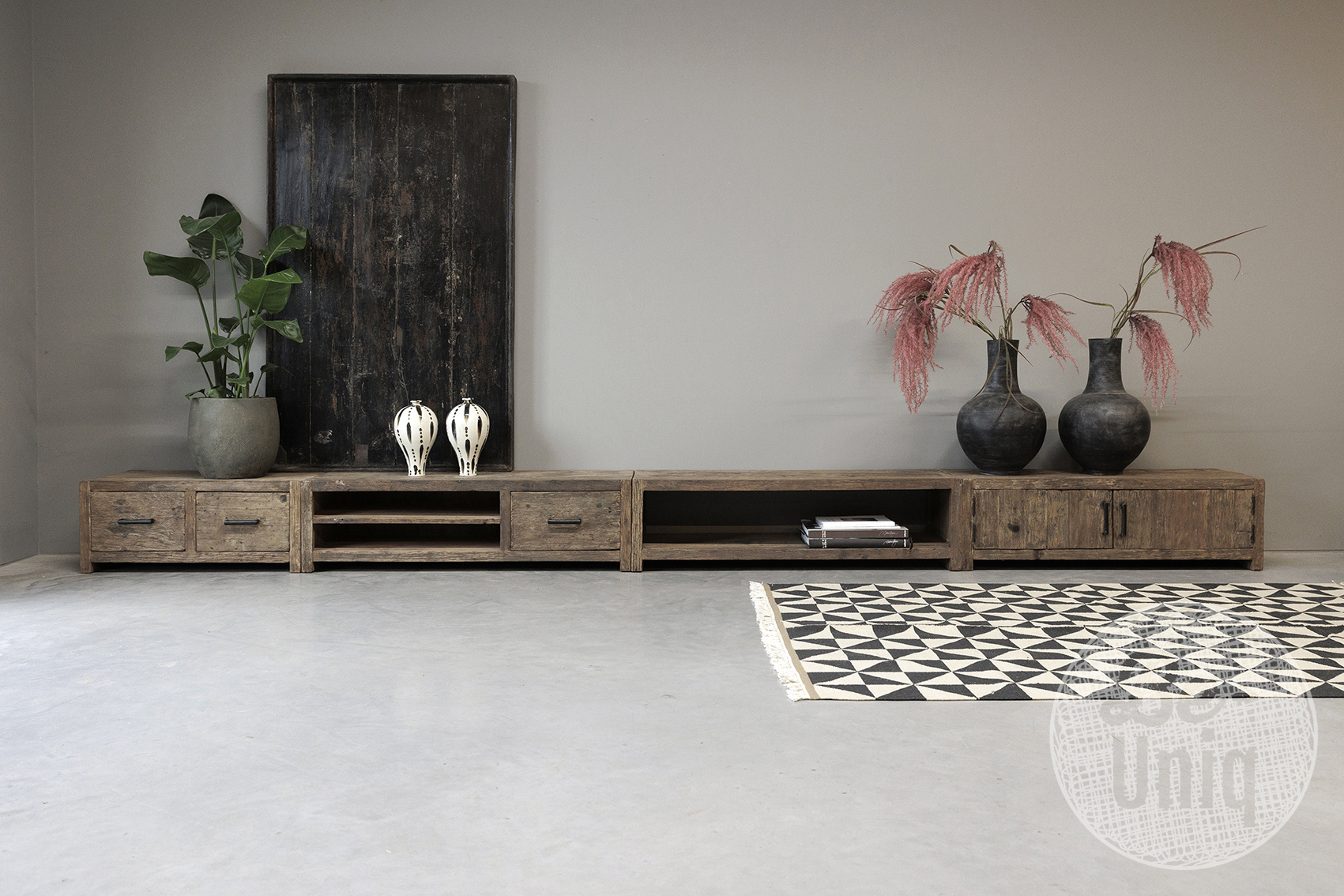 Be-Uniq Tv Meubel | 2 Lades | 005 | H34 x B80 x D40 cm
