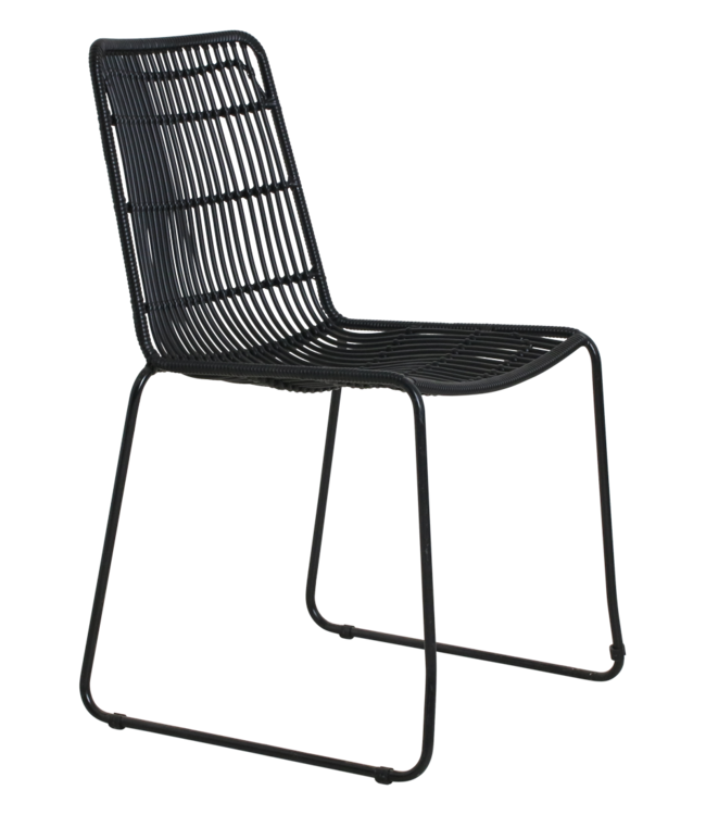 Raw Materials Amsterdam Tuinstoel Jane | Zwart | Set Van 2