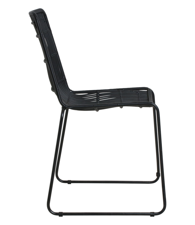 Raw Materials Amsterdam Tuinstoel Jane | Zwart | Set Van 2