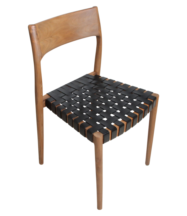 Raw Materials Amsterdam Eetkamerstoel Freya | Leer | Set Van 2