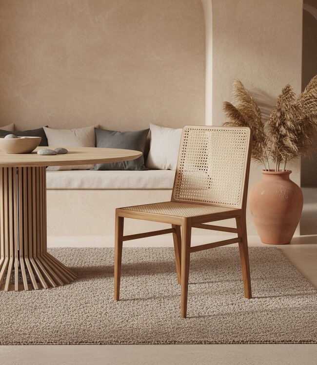 Raw Materials Amsterdam Eetkamerstoel Nova | Naturel | Set Van 2