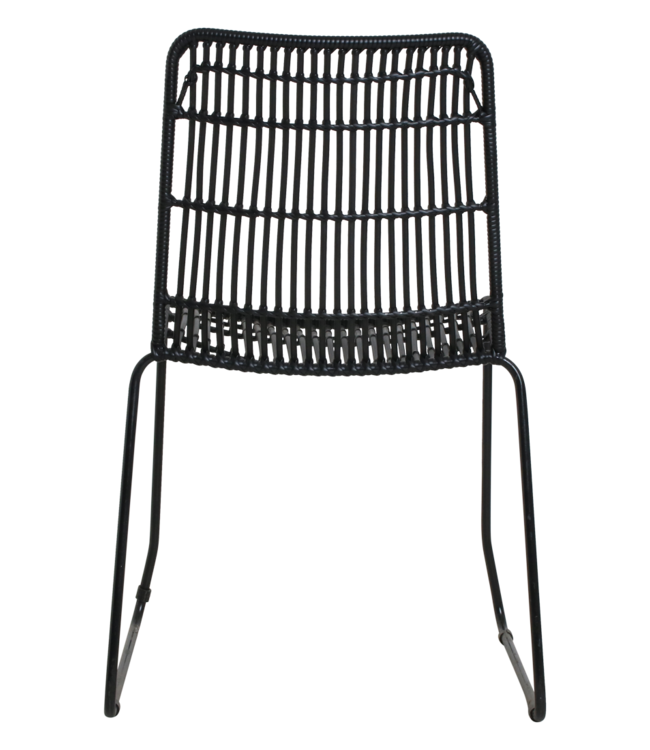 Raw Materials Amsterdam Tuinstoel Jane | Zwart | Set Van 2