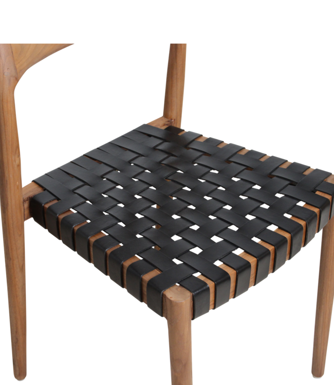 Raw Materials Amsterdam Eetkamerstoel Freya | Leer | Set Van 2