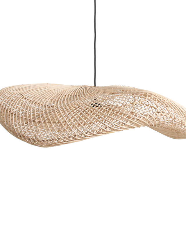 Raw Materials Amsterdam Hanglamp | Rotan | XXL | Ø115 x 35cm