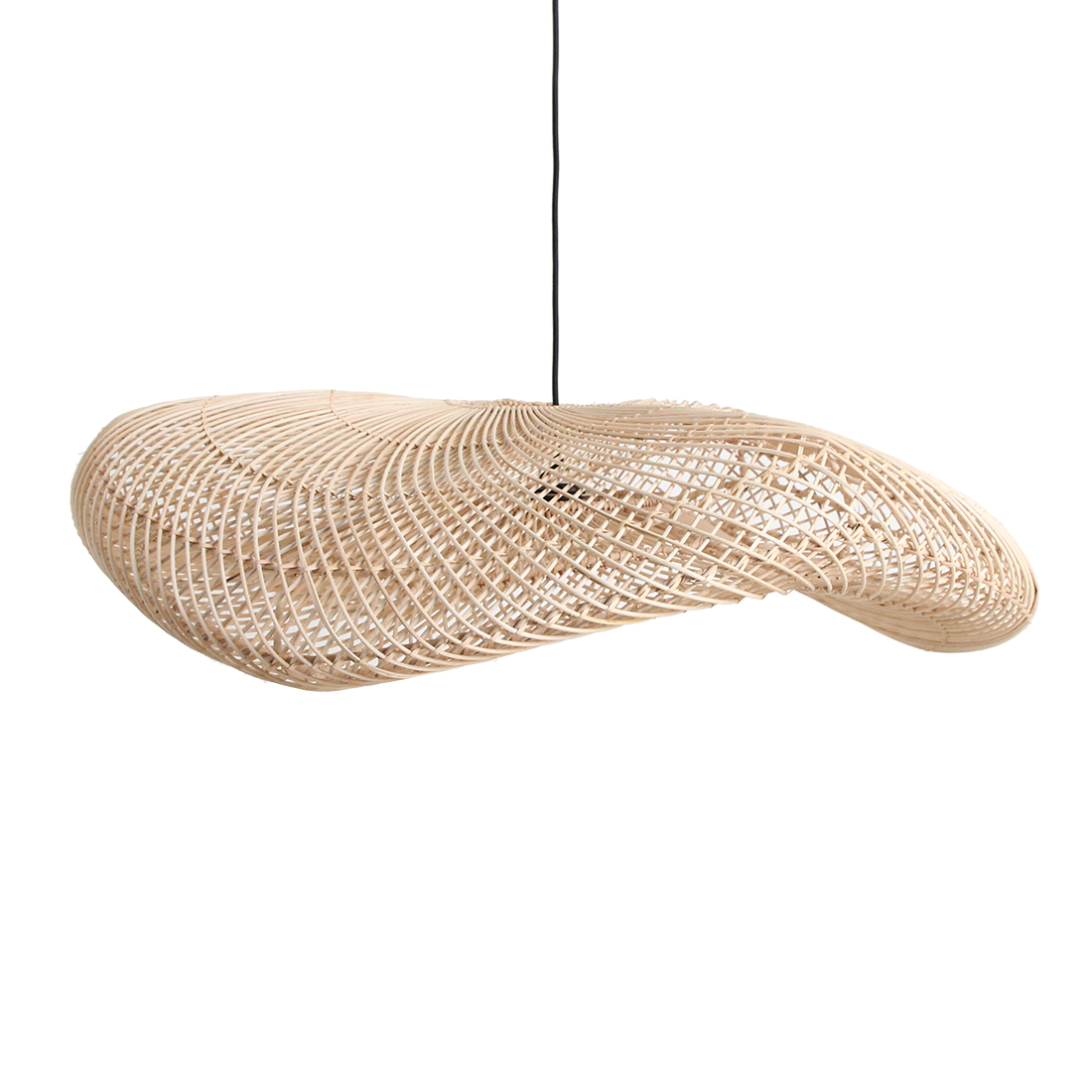 Raw Materials Amsterdam Hanglamp | Rotan | XXL | Ø115 x 35cm