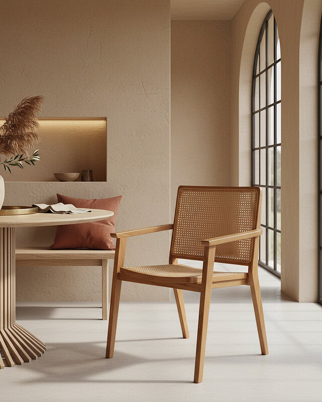 Raw Materials Amsterdam Eetkamerstoel Nova | Teak | Set Van 2