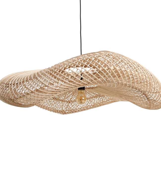 Raw Materials Amsterdam Hanglamp | Rotan | XXL | Ø115 x 35cm
