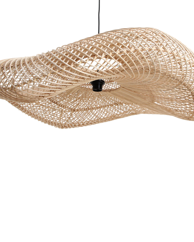 Raw Materials Amsterdam Hanglamp | Rotan | XXL | Ø115 x 35cm