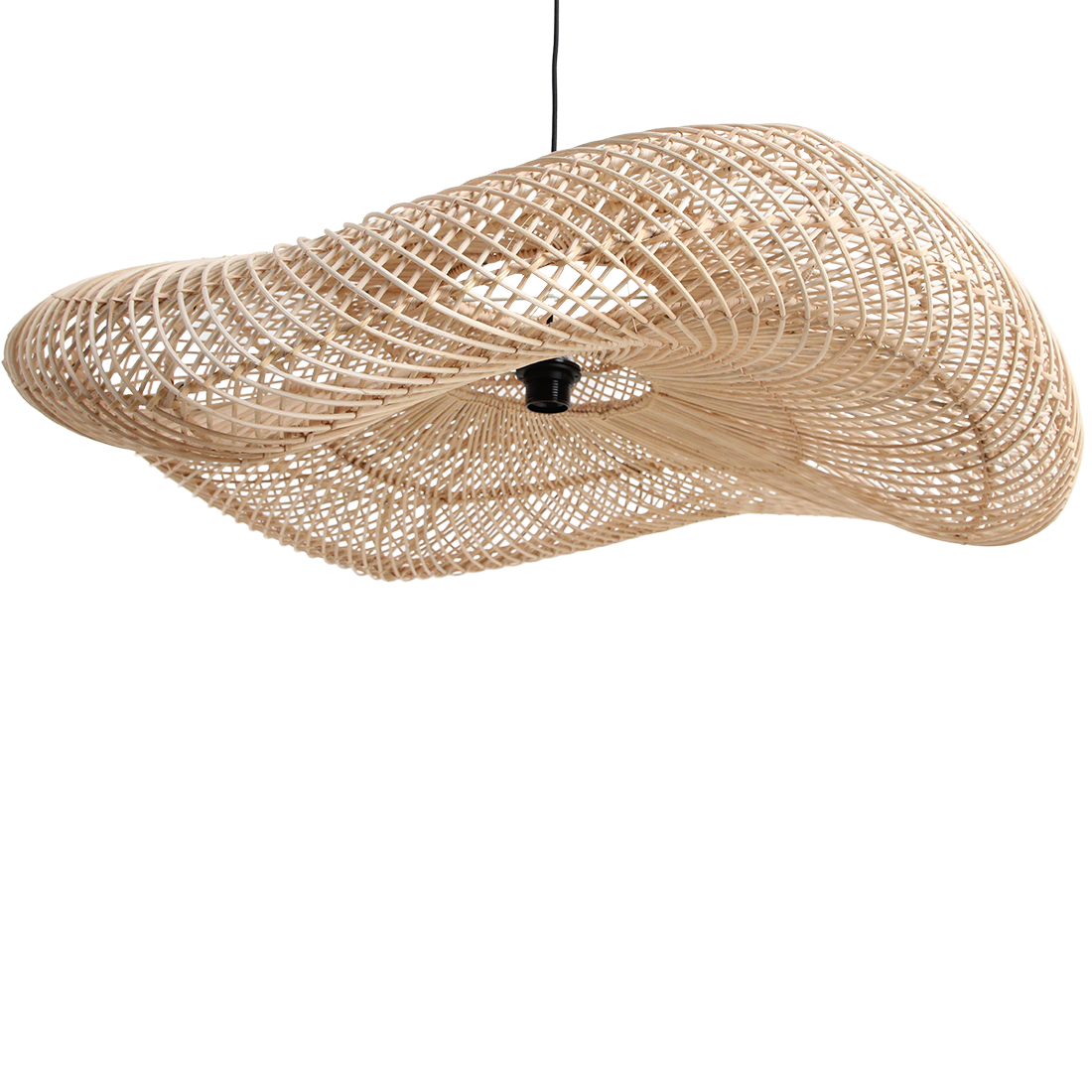 Raw Materials Amsterdam Hanglamp | Rotan | XXL | Ø115 x 35cm