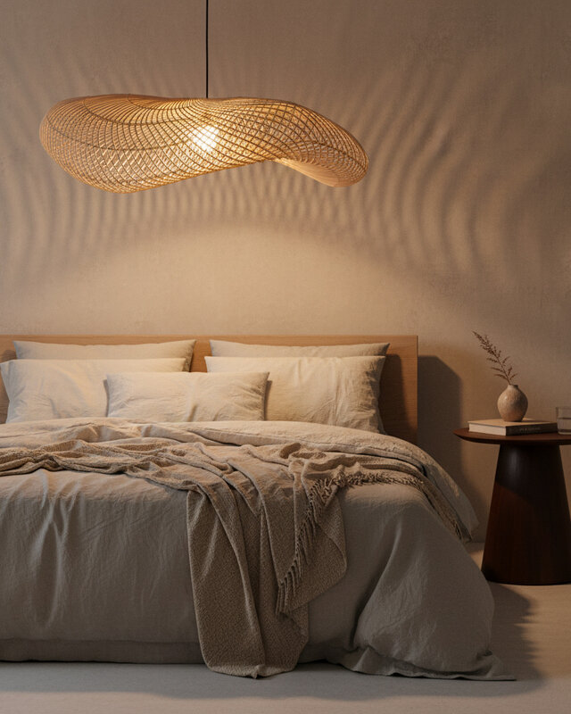 Raw Materials Amsterdam Hanglamp | Rotan | XXL | Ø115 x 35cm
