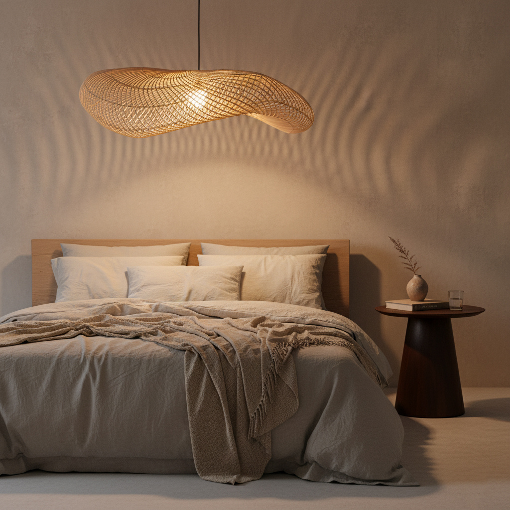 Raw Materials Amsterdam Hanglamp | Rotan | XXL | Ø115 x 35cm