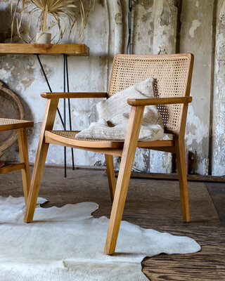 Raw Materials Amsterdam Eetkamerstoel Nova | Teak | Set Van 2