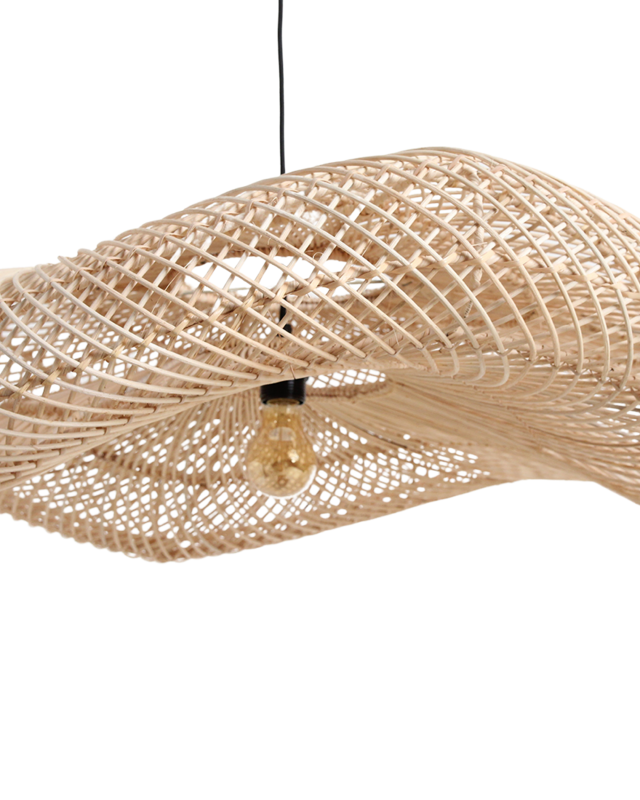 Raw Materials Amsterdam Hanglamp | Rotan | XXL | Ø115 x 35cm