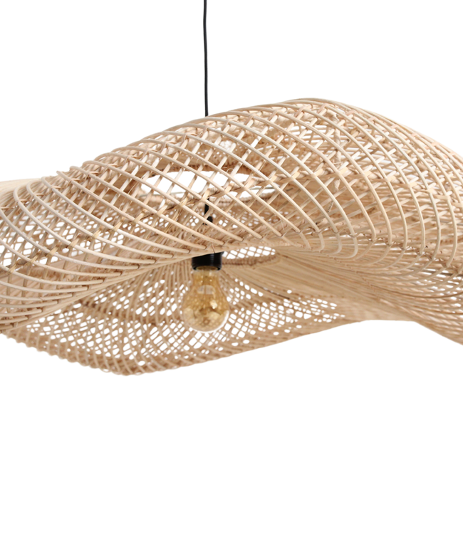 Raw Materials Amsterdam Hanglamp | Rotan | XXL | Ø115 x 35cm