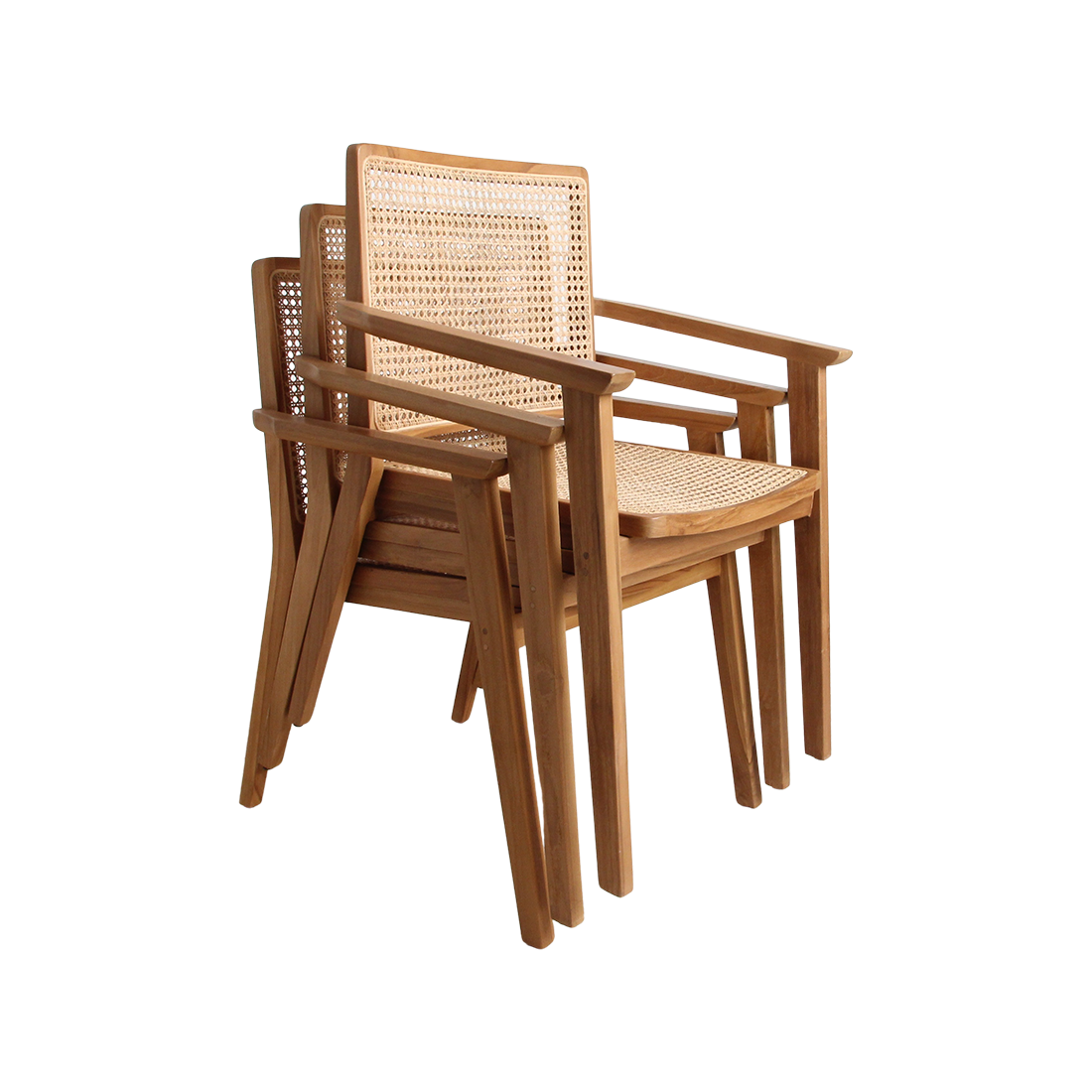 Raw Materials Amsterdam Eetkamerstoel Nova | Teak | Set Van 2