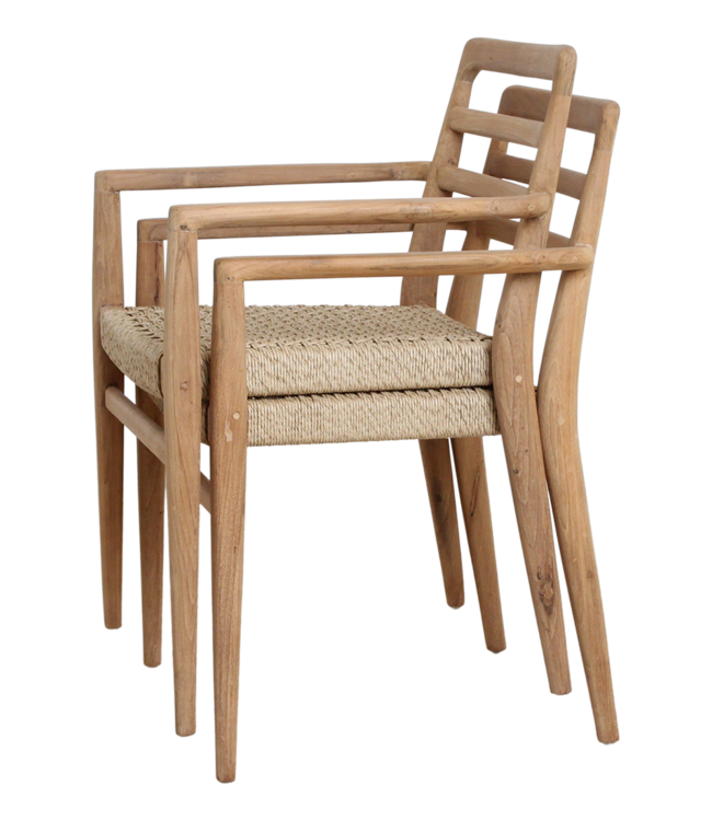 Raw Materials Amsterdam Tuinstoel Verano | Naturel | Set Van 2