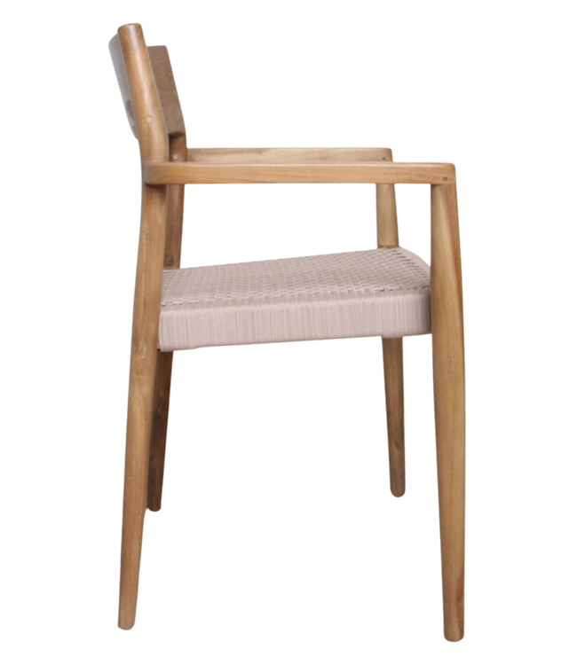 Raw Materials Amsterdam Tuinstoel Freya | Donker Naturel | Set Van 2