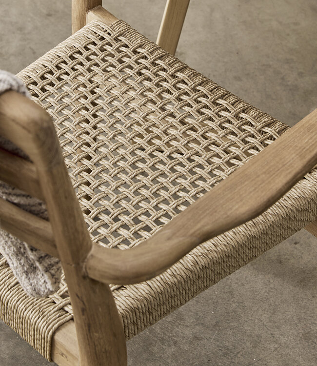 Raw Materials Amsterdam Tuinstoel Verano | Naturel | Set Van 2