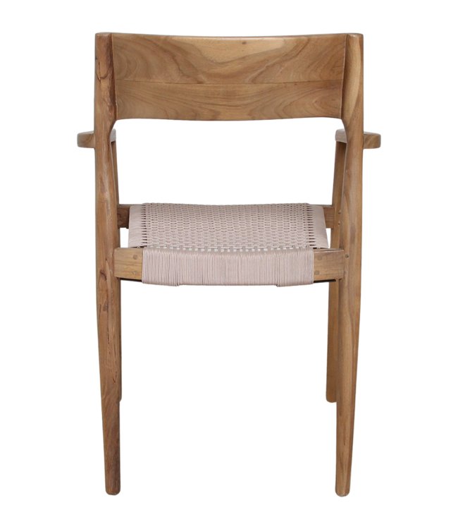 Raw Materials Amsterdam Tuinstoel Freya | Donker Naturel | Set Van 2