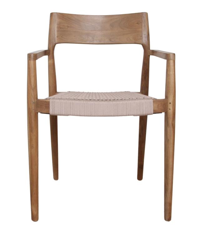 Raw Materials Amsterdam Tuinstoel Freya | Donker Naturel | Set Van 2