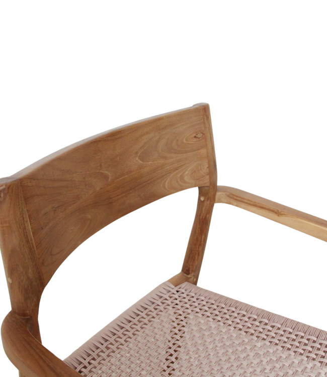 Raw Materials Amsterdam Tuinstoel Freya | Donker Naturel | Set Van 2