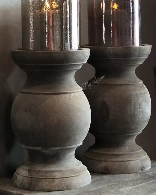 Luksa Home Collection Baluster Vince | Massief Hout | H40 x D24 cm
