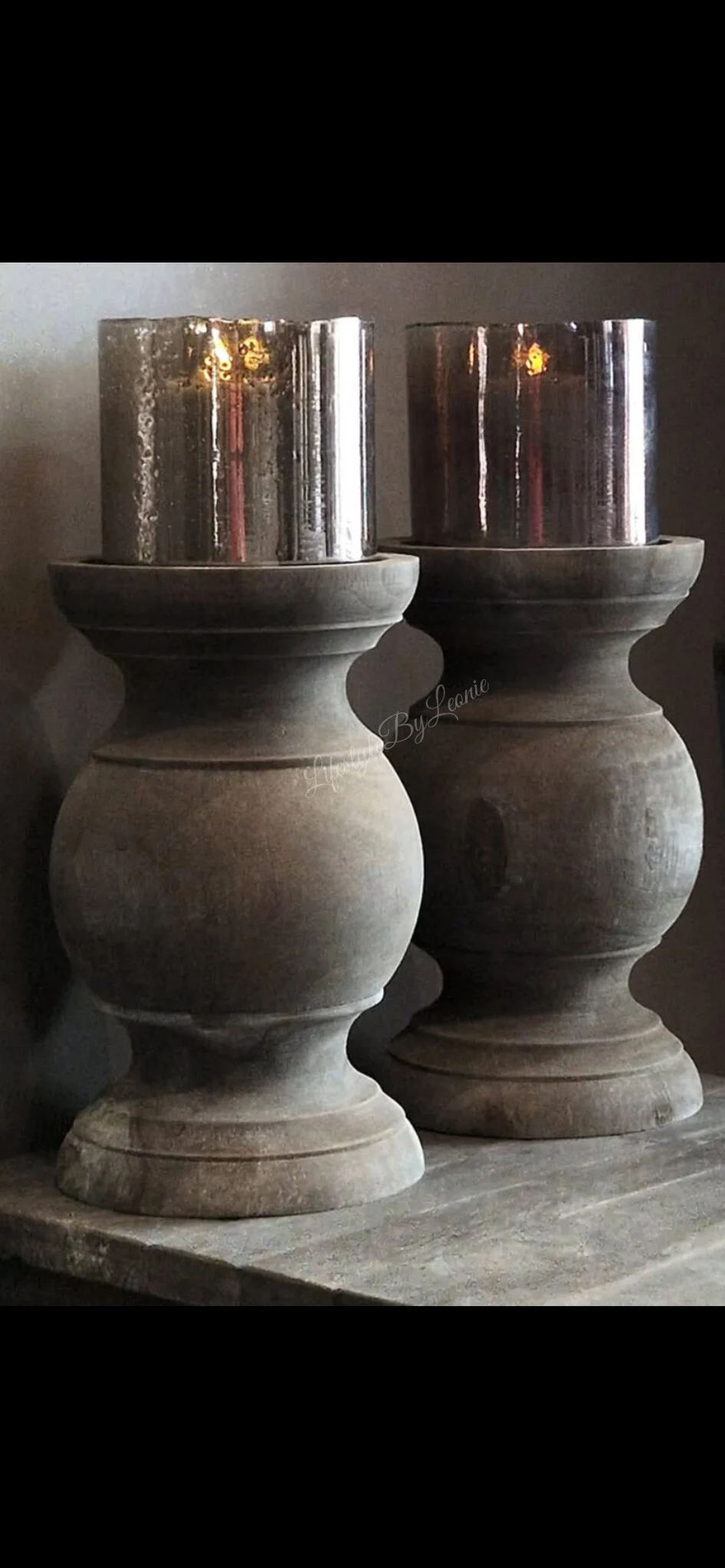 Luksa Home Collection Baluster Vince | Massief Hout | H40 x D24 cm