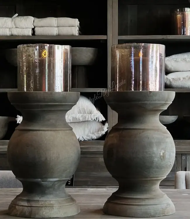 Luksa Home Collection Baluster Vince | Massief Hout | H40 x D24 cm