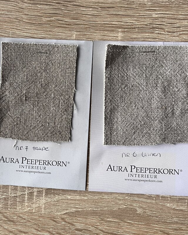 Aura Peeperkorn Pouf Extra Large | Linnen | H45 x B90 x D45 cm