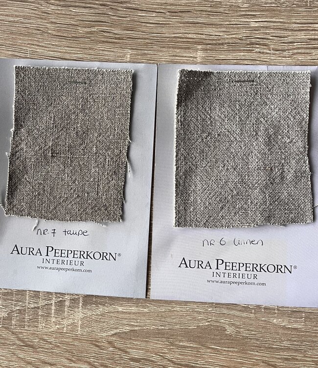 Aura Peeperkorn Pouf Small | Linnen Stof | H45 x B45 x D45 cm