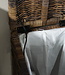Rene Houtman Wasmand Rotan/Riet | Bruin | H67 x B40 x D40 cm