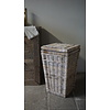 Wasmand Rotan/Riet | Grijs | H66 x B40 x D40 cm