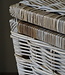 Rene Houtman Wasmand Rotan/Riet | Grijs | H66 x B40 x D40 cm