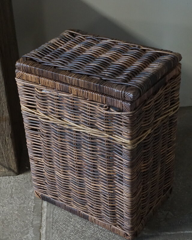 Rene Houtman Wasmand Rotan/Riet | Rechthoekig | Bruin | H70 x B50 x D35 cm