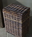 Rene Houtman Wasmand Rotan/Riet | Rechthoekig | Bruin | H70 x B50 x D35 cm