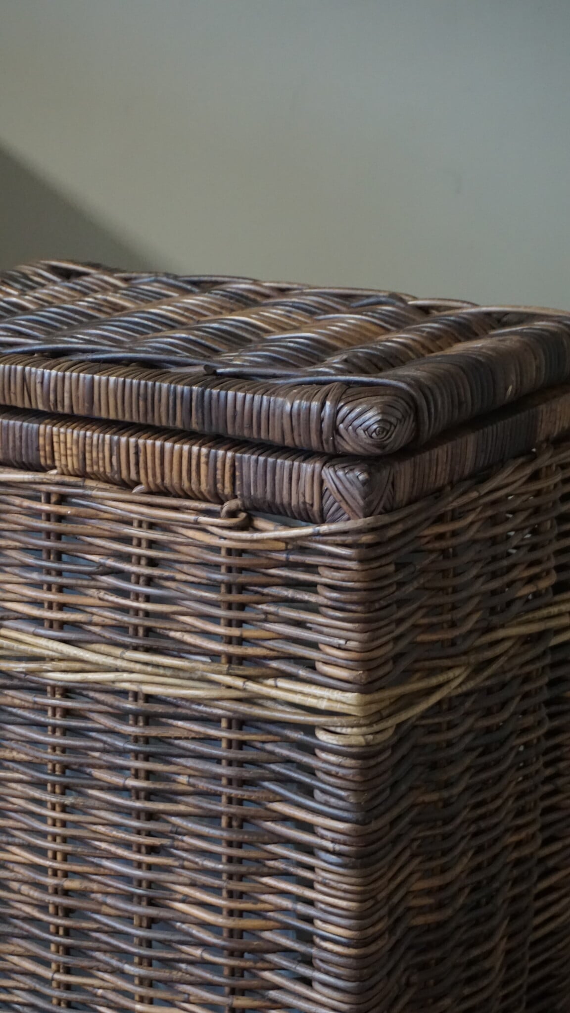 Rene Houtman Wasmand Rotan/Riet | Rechthoekig | Bruin | H70 x B50 x D35 cm